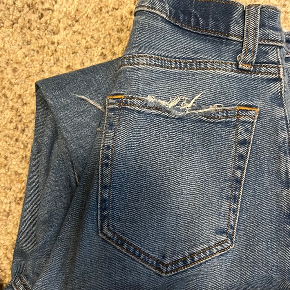 Abercrombie and fitch curve love ankle straight jeans